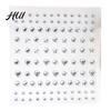 Colorful Adhesive Stickers Rhinestone for DIY Crafts Star Moon Gem Shiny Scrapbooking & Journaling Self-Adhesive Sparkling Gems Card Making Exquisite