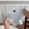 Estive slip dolci a pois in seta di gelo, pizzo femminile, traspiranti, a vita bassa, per ragazza studentessa, biancheria intima a triangolo