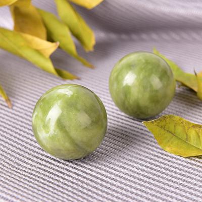 Salute Esercizio Stress Mano Polso Giada Naturale Sfera Salute Sfera Massaggio Mano