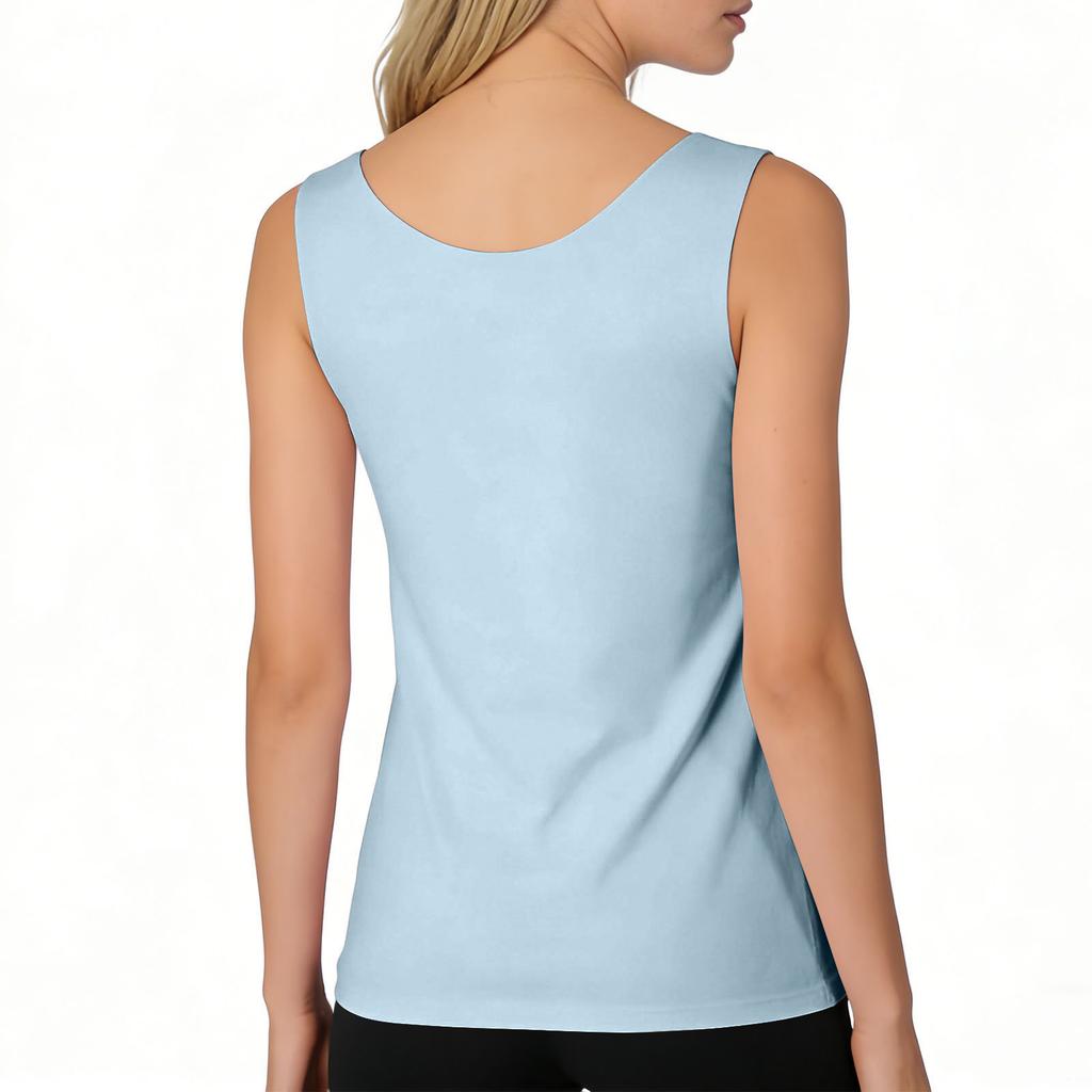 Women's Thin Seamless Quick-Drying Elastic Breathable Sports Sleeveless Vest Two-Piece Set