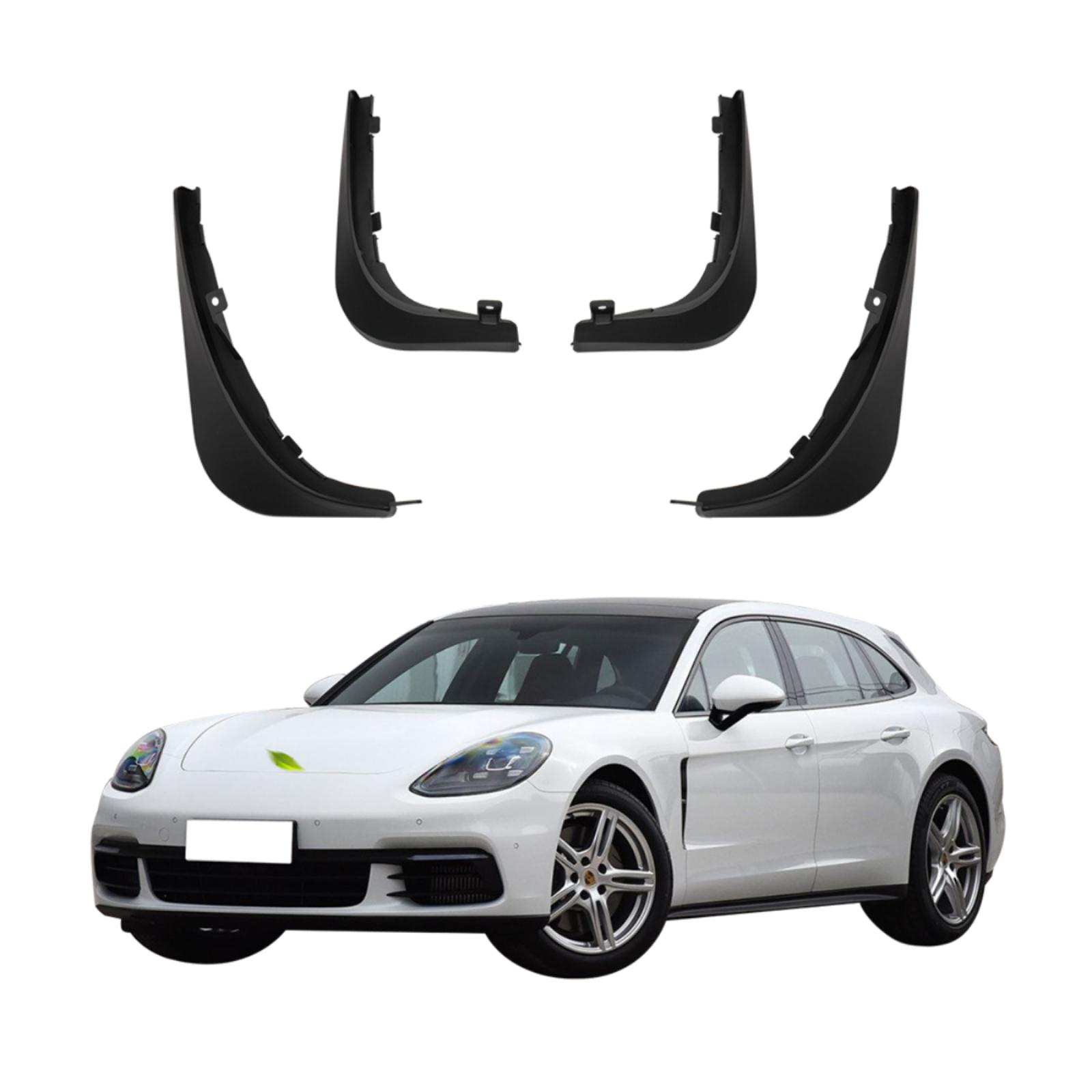 

4PCS Car Mud flaps Splash Guards Mudguards Car Mud Flaps Compatible with Porsche Panamera 971 G2 2017 2018 2019 2020 BS-03 чёрный
