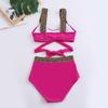 Sommer Push Up Frauen Klassische Badeanzug Hohe Taille Bikini Set Zwei Stücke Bademode Weiblichen Strand Badeanzug