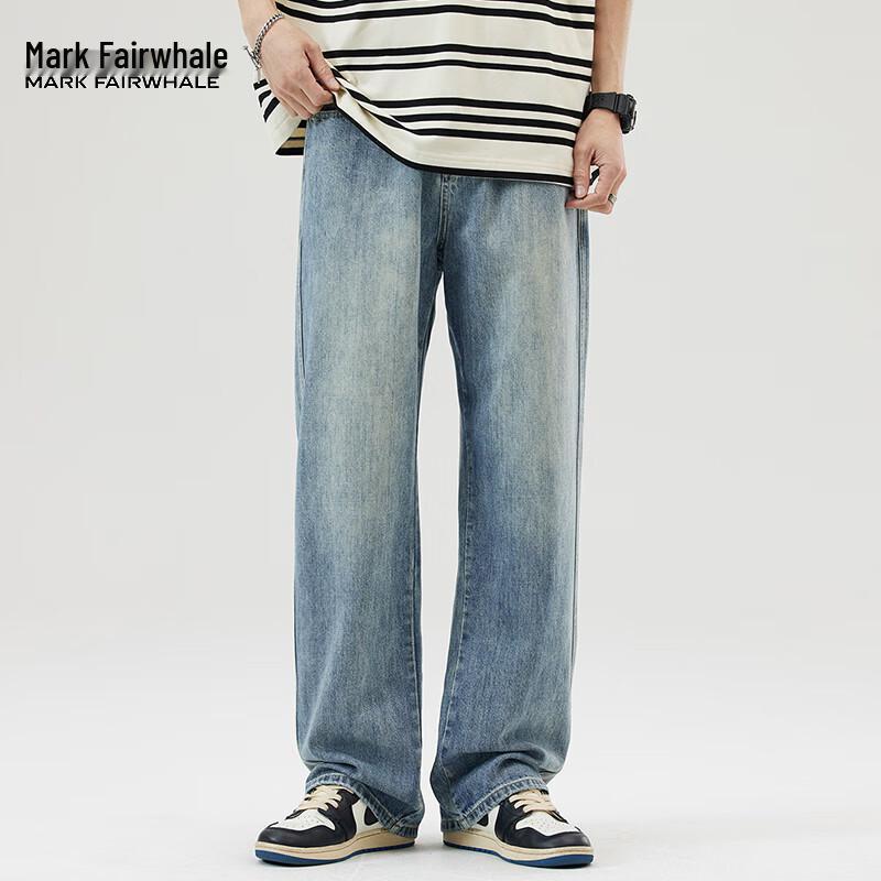 Mark Fairwhale Men's Loose Straight-Leg Jeans