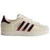 adidas Superstar II Off White Maroon Gold Metallic Women Sneakers KJ4692