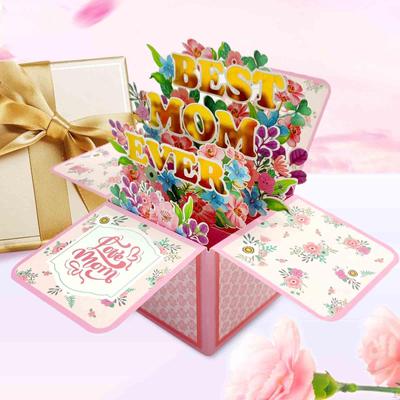 Mothers Day Card Mother's Greeting Blessing Elegant Creative Gift