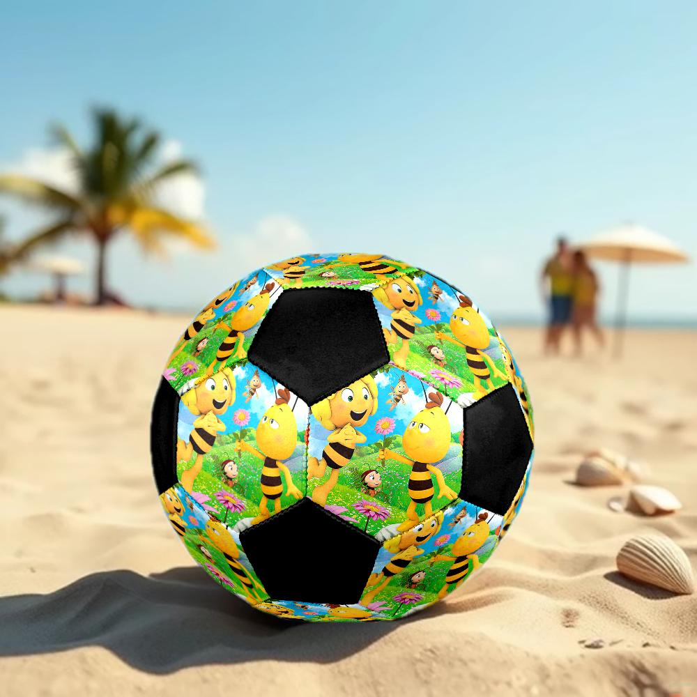 Maya the Bee Theme Size 5 Soccer Ball, Suitable for Both Indoor and Outdoor Matches, a Gift Suitable for Everyone.