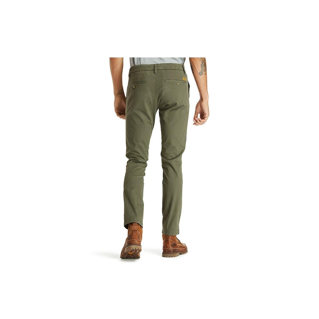 Timberland Casual Comfortable Slim Fit Classic Khaki Pants Men bottoms Green A2BYYA58