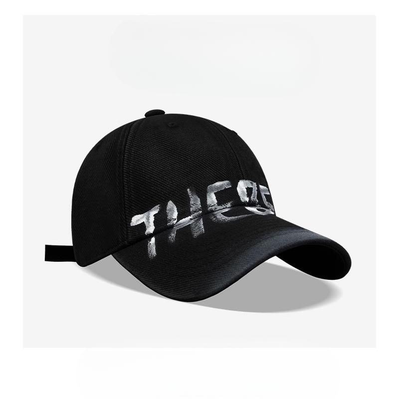 Washed Old Woman American Retro Big Head Cap Showing Face Baseball Hat