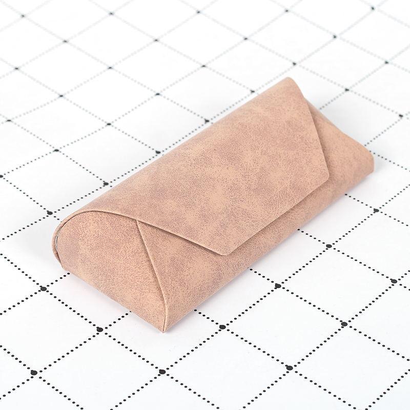 Portable Soft Glasses Pouch Bag Fashion PU Leather Cover Sunglasses Case for Women Men Glasses  Accessories Glasses Box