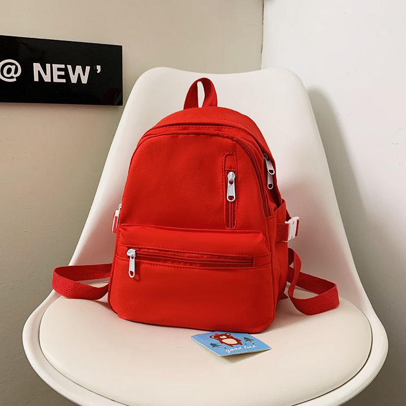 Новый легкий мини-рюкзак для путешествий, маленькая школьная сумка, японский студенческий рюкзак для отдыха красный