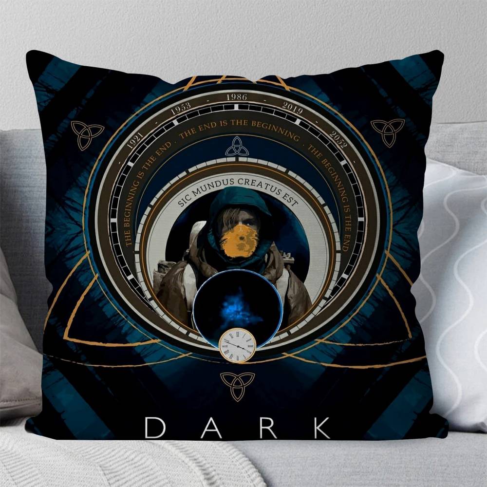 Science Fiction Suspense DDark Pillow Case Fashion Square Pillowcase Bedroom Sofa Room Ins Decoration Leisure