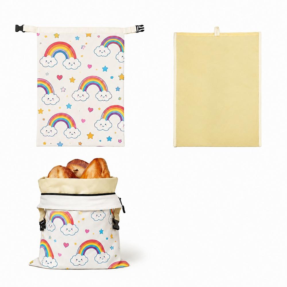 Sacos de Pão Reutilizáveis de Cera de Abelha Sacos de Armazenamento de Alimentos Revestidos com Cera de Abelha Sacos para Pão de Fermentação Natural Armazenamento de Queijo