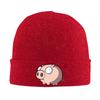 Swollen Pig Print Beanie Vintage Graphic Knit Hat Retro Streetwear Soft Warm for Unisex Unisex Elastic Cap Skullies Beanies Winter