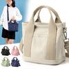 Canvas Umhängetasche Verstellbare Schultergurte Große Kapazität Laptop Messenger Bag Tragbare Pendlertasche