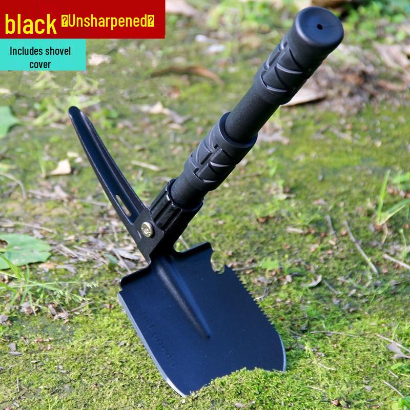 Portable Multifunctional Folding Shovel: Compact German Design for Outdoor, Fishing, Car Use
