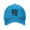 Summer 50th Birthday Original Vintage 1976 Baseball Cap Logo Washed Trucker Hat Unisex-Teens Casual Outdoor Sport Baseball Caps