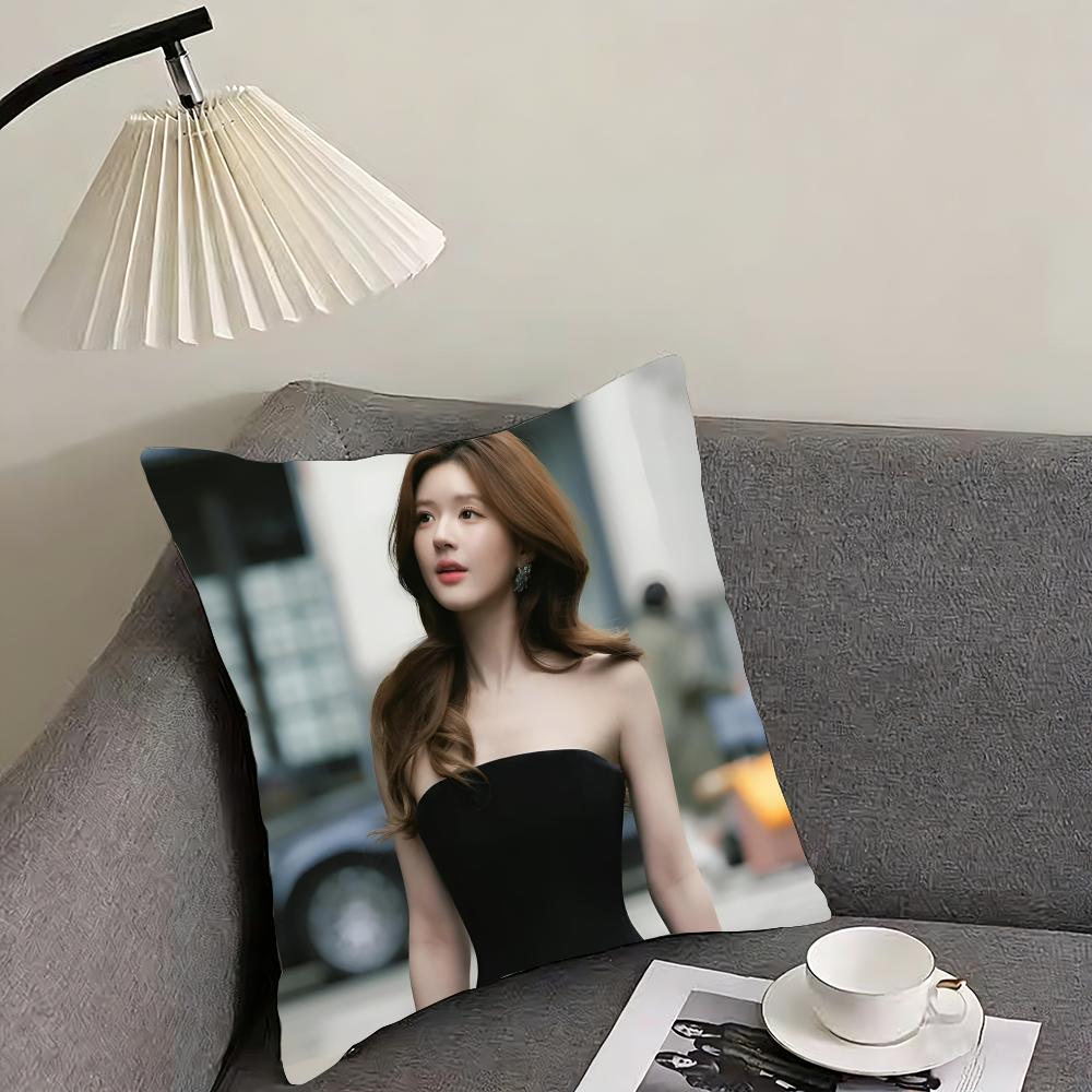 Zhao Lusi Cushion Cover Reversible Plush Pillow Cover – For car, sofa, bedroom, perfect as a gift.