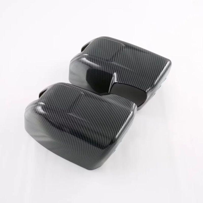 For SsangYong Torres J100   2024 ABS Carbon Fiber Black Rearview Mirror Cover Frame Trim Sticker Car Styling Accessories