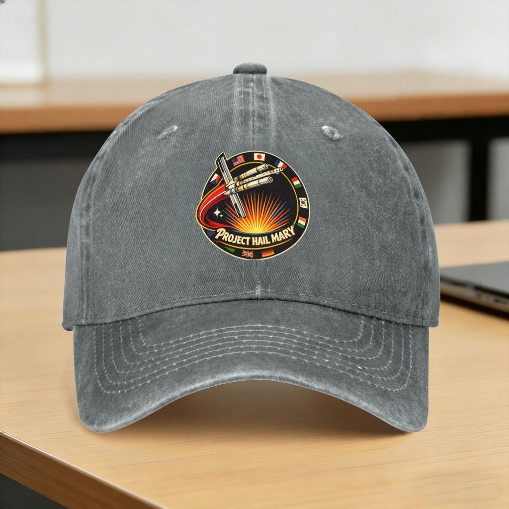 Project Hail Mary Movie Logo Casual Baseball Cap Spring Trucker Hat High Quality Outdoor Sports Hip Hop Hats Women Baseball Caps