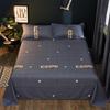 Washed Cotton Flat Sheets Summer Breathable Bedroom Bedding Mattress Cover Soft Minimalist Double Bed Sheet 180x230cm Household