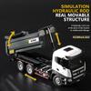 HUINA 1:50 Diecast Car Model Alloy Simulation Vehicle Die-Cast Dump Truck Bulldozer Backhoe Loader Excavator Toys Collectables