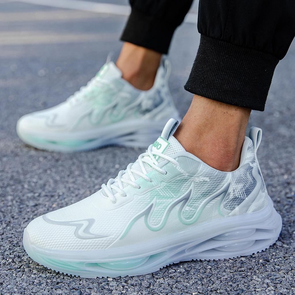 Putian Men's Breathable Summer Sports Running Shoes - 2025 Shock Absorption Mesh, Durable and Stylish for Youth.