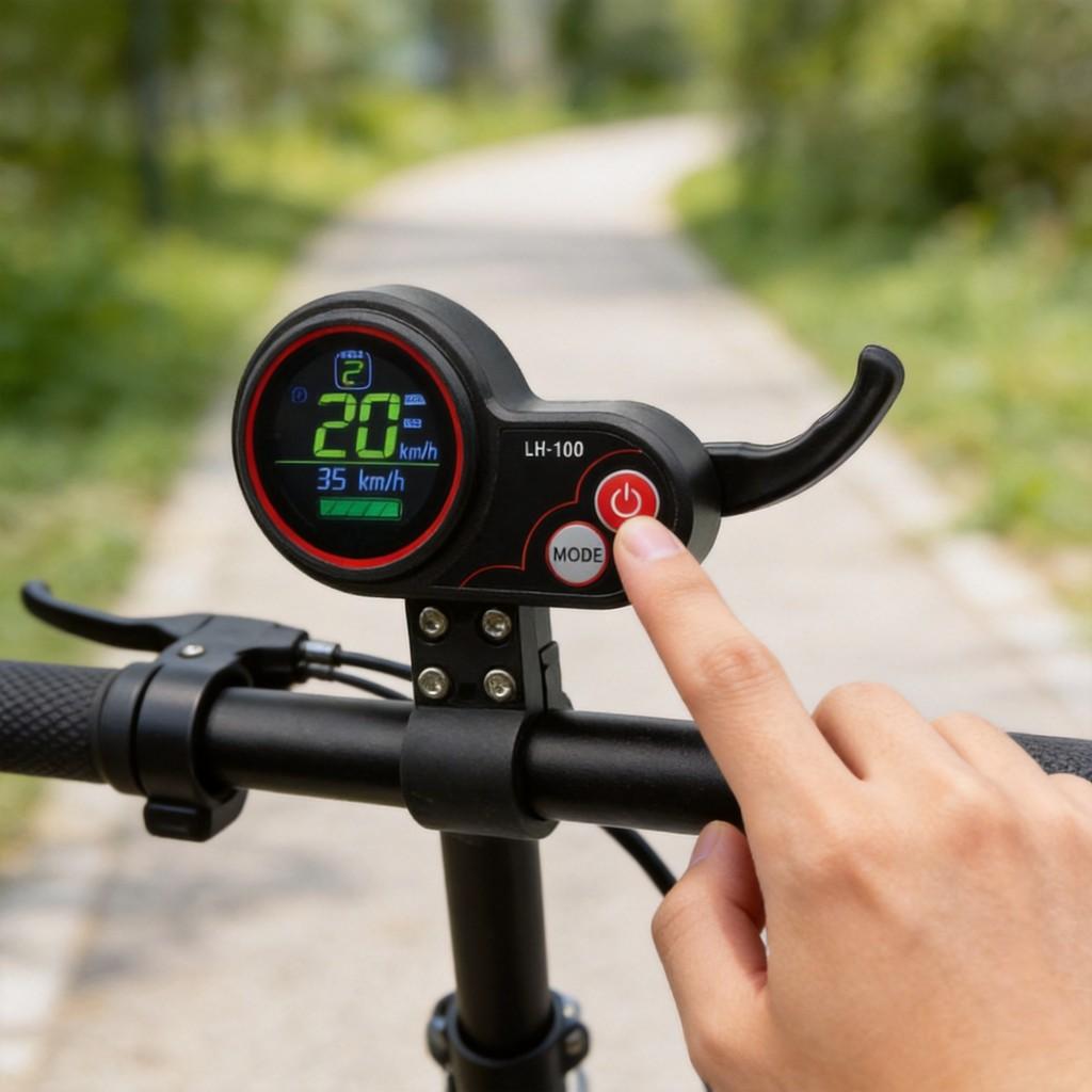 Tableau de bord de trottinette électrique en alliage pour un contrôle précis