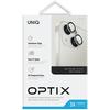 Uniq Optix Aluminium Camera Lensprotector Iphone 14 6.1 / 14 Plus 6.7 Sterling Silver Szkło Na Obiektyw Aparatu Z Aplikatorem