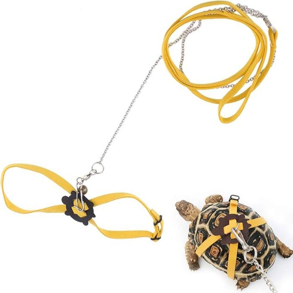 Soft Strap Lizard Traction Rope Creative Pet Turtle Harness Pet Tortoise Leash  Pet Supplies