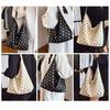 Women's Metal Polka Dot Shoulder Bag Tote Bag