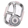 Easy to Clean Lunch Container Convenient Leakproof Food Storage Durable Stainless Steel Box  Travel