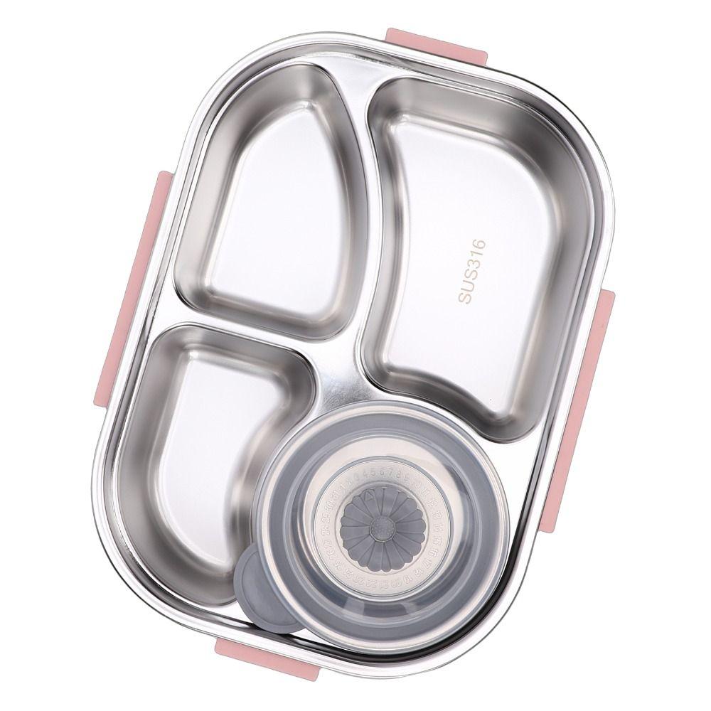 Easy to Clean Lunch Container Convenient Leakproof Food Storage Durable Stainless Steel Box  Travel