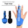 Universal Finger Fixation Strap: Breathable Protective Joint Sprain Support with Aluminum Plate and Finger Board.