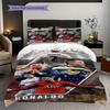 Cristiano Ronaldos Goal Triumph Bedding (1 * duvet cover + 2 * pillowcase, without core) 2D Flat Bedding set Soft and comfortable