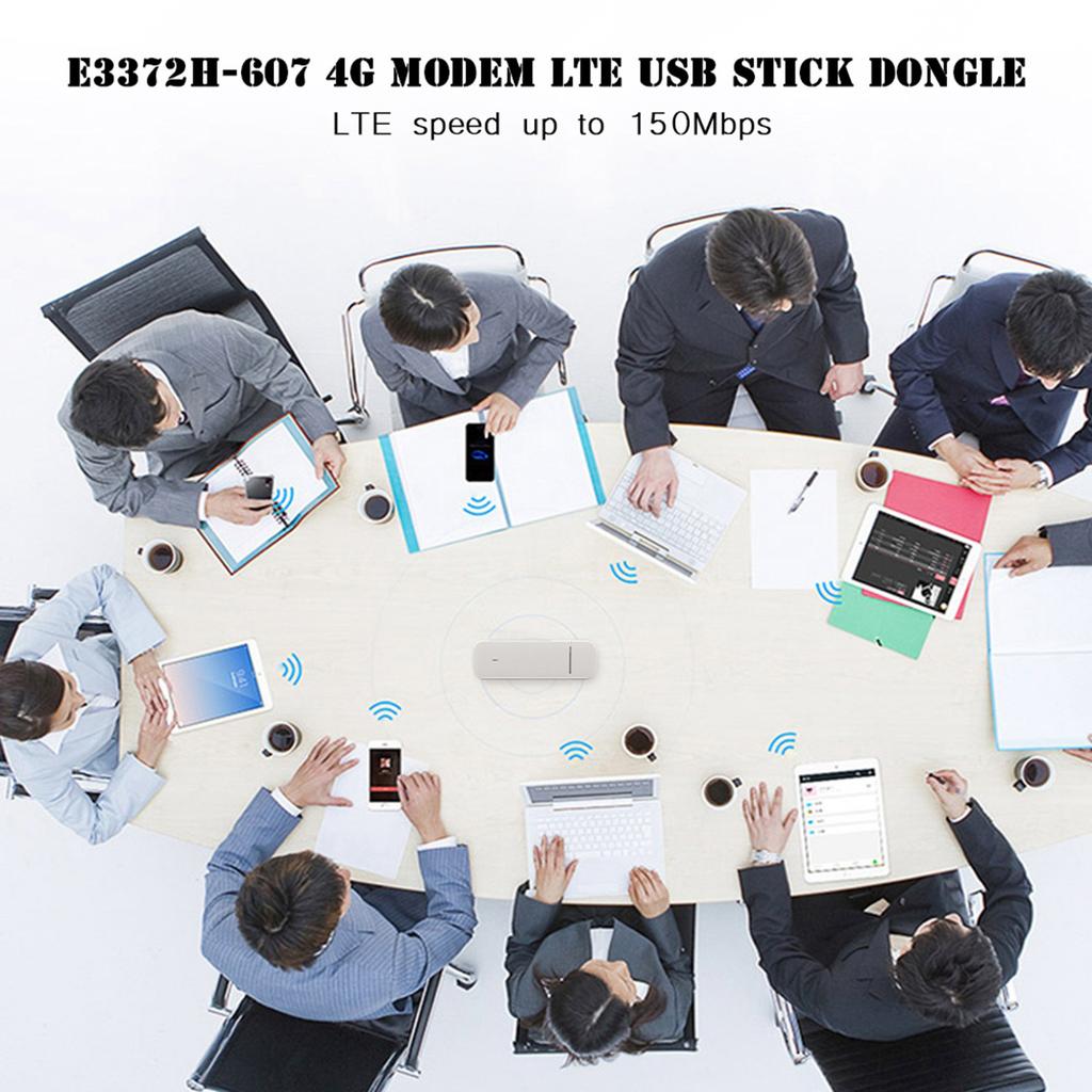 E3372h‑607 4G Modem LTE USB Stick Dongle Pocket WiFi Router Mobile Hotspot