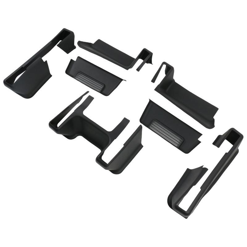 Tesla Model Y Rear Seat Anti-Kick Protector Mats and Door Sill Strips