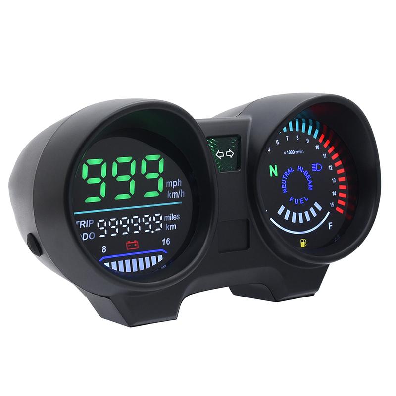 Newest Speedometer Digital Dashboard LED Electronics Motorcycle RPM Meter For Brazil TITAN 150 Honda CG150  Fan150 2010 2012