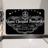 V-Veuve Clicquot Room Mats Cheaper Anti-slip Modern Living Room Balcony Printed Welcome Rug