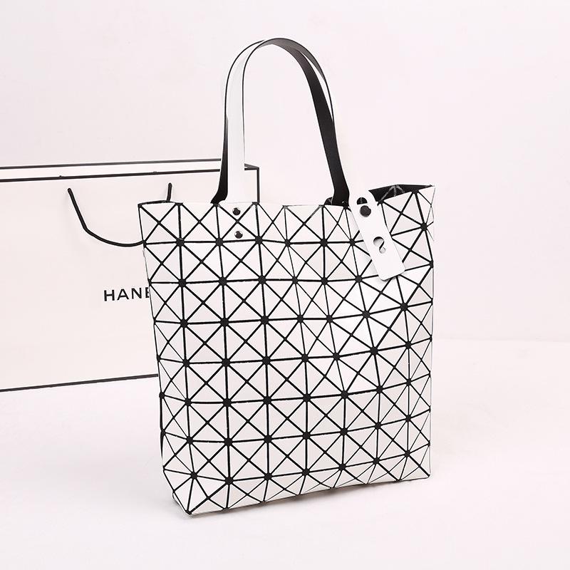 

Summer Fashion Simple Diamond Women S Bag Variety Geometric Splicing Folding Bag Women S Tide Shoulder Portable