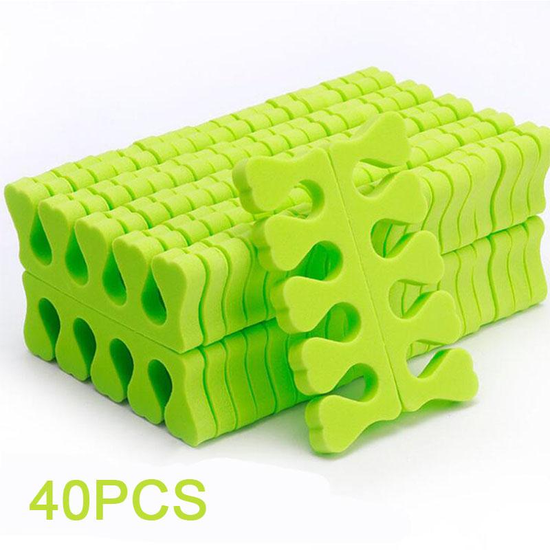 50 Pairs Nail Art Toe Separators Fingers Foots Sponge Soft Polish Beauty UV Gel Tools Manicure Pedicure Pack Nail Kits FZQ02
