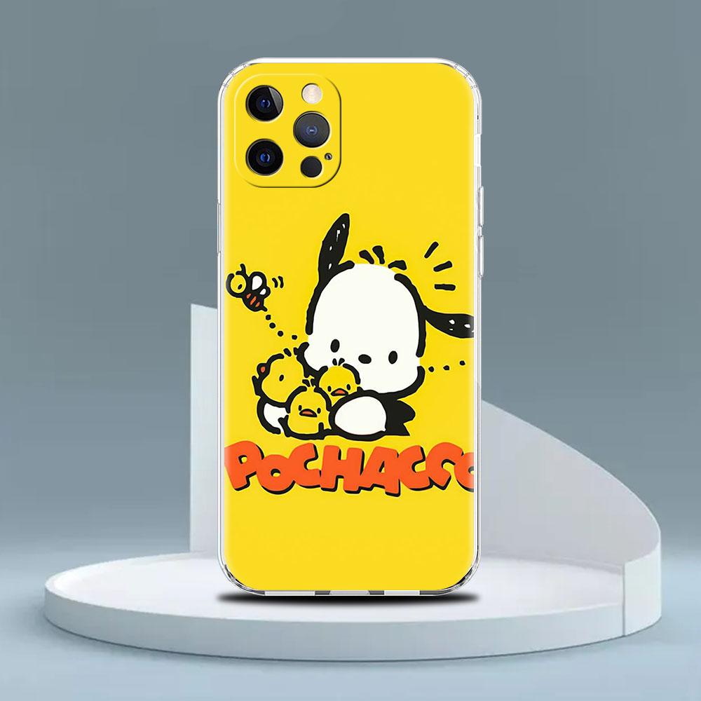 Pachacco Clear Case For Apple iPhone 14 11 13 12 Pro 7 8 Plus XR X XS Max 6 6S 14Pro Silicone Phone Cover