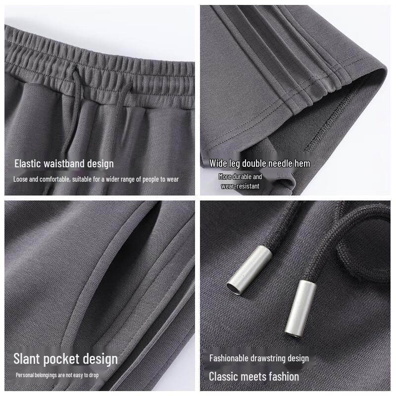 JEEP SPIRIT Men's Autumn Pleated Straight-Leg Casual Pants