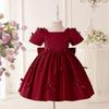 3-8Y Christmas Dress Newborn Baptism Wedding Dress for Baby Girl First Birthday Party Wear Toddler Girl Christening Gown Clothes L6015