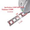 21700 Battery Connector Nickel-Plated Steel Strip, 0.15mm Thick, 21.5mm/23.5mm Spacing, Sold by Meter