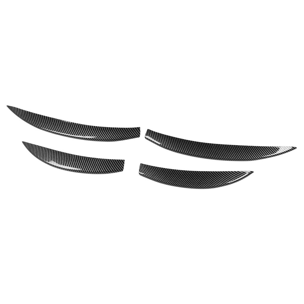 1 Pair Front Bumper Splitter Grille Trim Stylish Look Spoiler Diffuser Grille Trim Strip Replacement for   E‑Class W214  ‑Line 2024 and Later