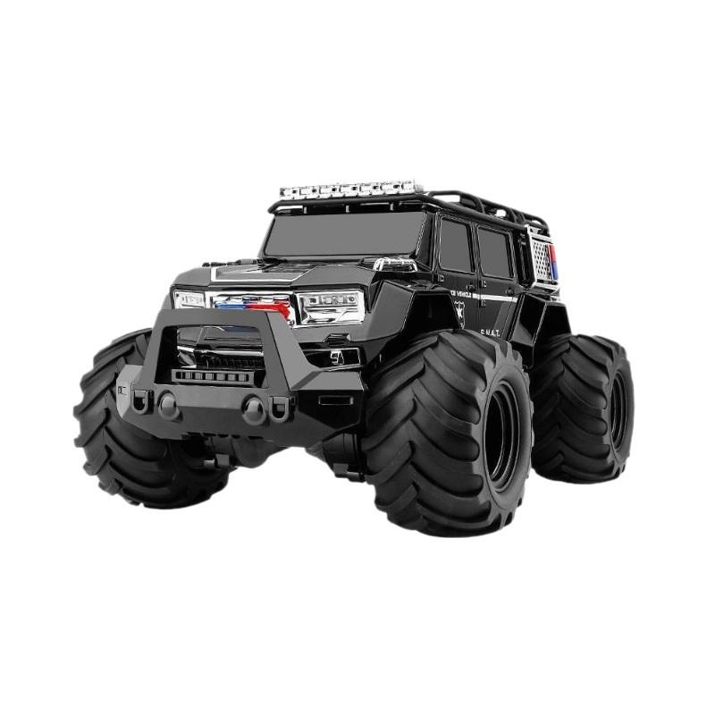 Amphibious remote control car four-wheel drive off-road vehicle children's toys light music waterproof RC remote control climbing car
