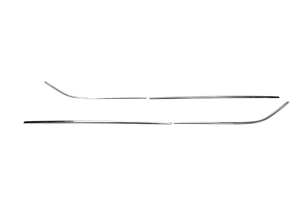 Окантовка окон OmsaLine (4 шт., нерж.) для Toyota C-HR 2016-2023 гг