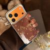 Creative Gold Pony Phone Case Bracelet for iPhone 16, iPhone 17, iPhone 17 Pro Max