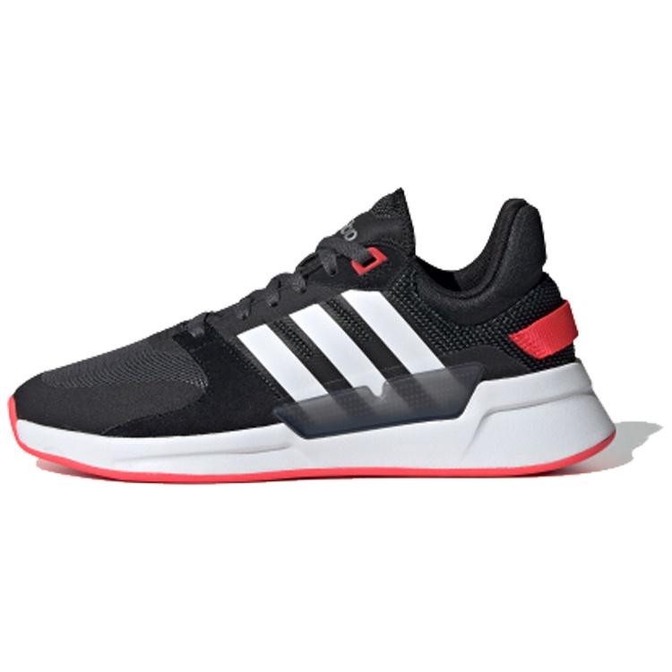 (WMNS) adidas neo RUN90S Sports Casual Shoes  Black White Red  Women s EG8658 EU 36