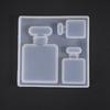 Flexible Silicone Pendant Mould Epoxy Resin Perfume Bottle Accessories Mold Elegant Handmade Jewelry Projects Making Mold